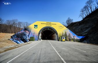 В Приморье торжественно открыли Нарвинский автомобильный тоннель